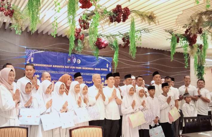 Pelepasan masa purna anggota Kasat PJR Polda Jawa timur